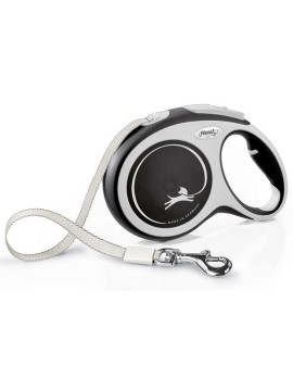 Flexi New Comfort Smycz taśma L 8m czarna [FL-3820]