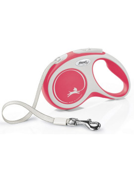 Flexi New Comfort Smycz taśma S 5m czerwona [FL-3523]
