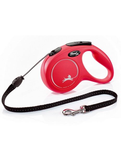 Flexi New Classic Smycz linka M 5m czerwona [FL-2603]