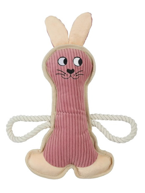 Zolux Zabawka dla psa Królik Buddy różowy 33cm