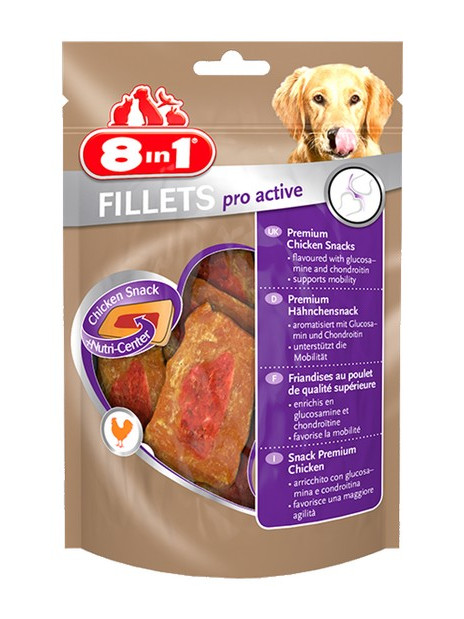 8in1 Fillets Pro Active - przekąska na stawy 80g
