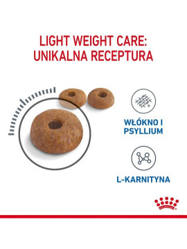 Royal Canin Light Weight Care karma sucha dla kotów dorosłych, utrzymanie prawidłowej masy ciała 3kg
