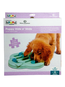 Nina Ottosson Puppy Hide 'N Slide Green - gra edukacyjna [69538]