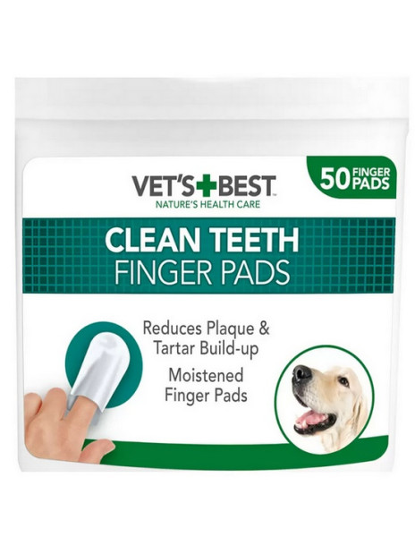 Vet's Best Czyściki do zębów napalcowe 50szt.