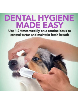 Vet's Best Czyściki do zębów napalcowe 50szt.