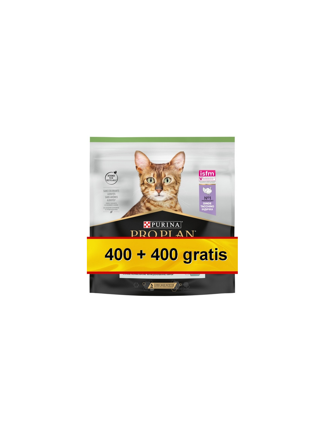 Purina Pro Plan Cat Sterilised Renal Adult Indyk 800g (400+400g gratis)
