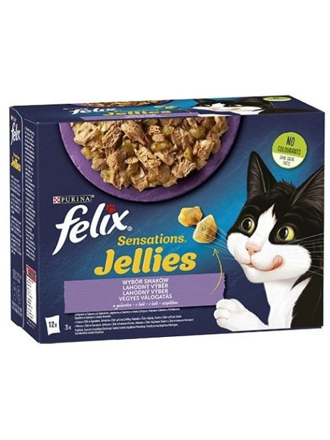 Felix Sensations Mix w galaretce saszetki 12x85g