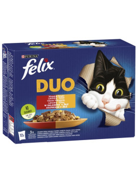 Felix Fantastic Duo Wiejskie Smaki galaretka saszetki 12x85g