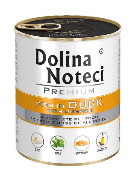 Dolina Noteci Premium Pies Kaczka i dynia puszka 800g