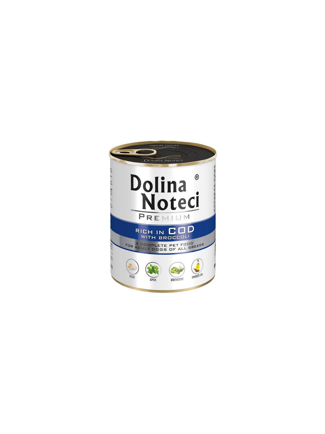 Dolina Noteci Premium Pies Dorsz i brokuły puszka 800g