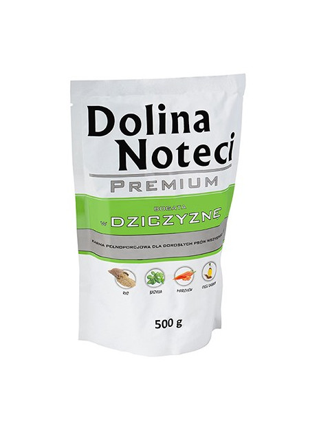 Dolina Noteci Premium Pies Dziczyzna saszetka 500g