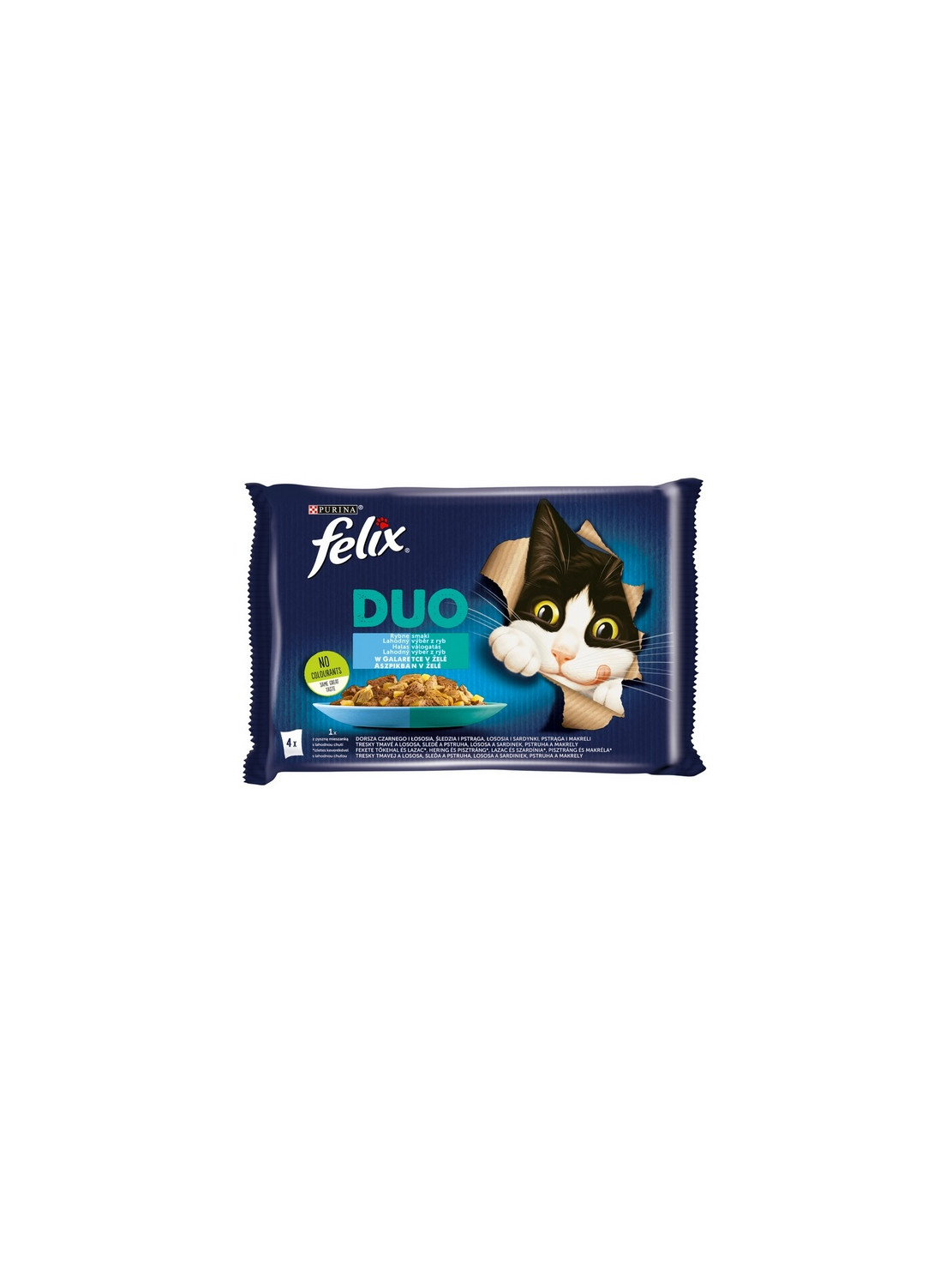 Felix Fantastic Duo Uczta Oceanu galaretka saszetki 4x85g