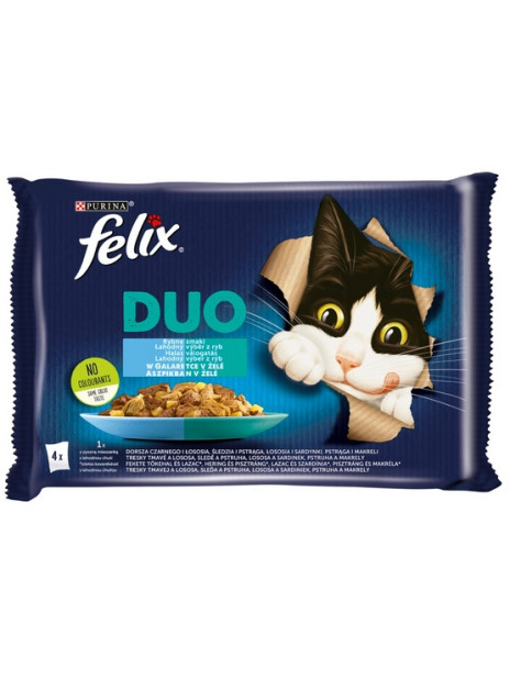 Felix Fantastic Duo Uczta Oceanu galaretka saszetki 4x85g