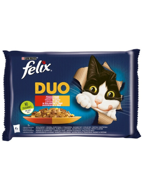 Felix Fantastic Duo Wiejskie Smaki galaretka saszetki 4x85g