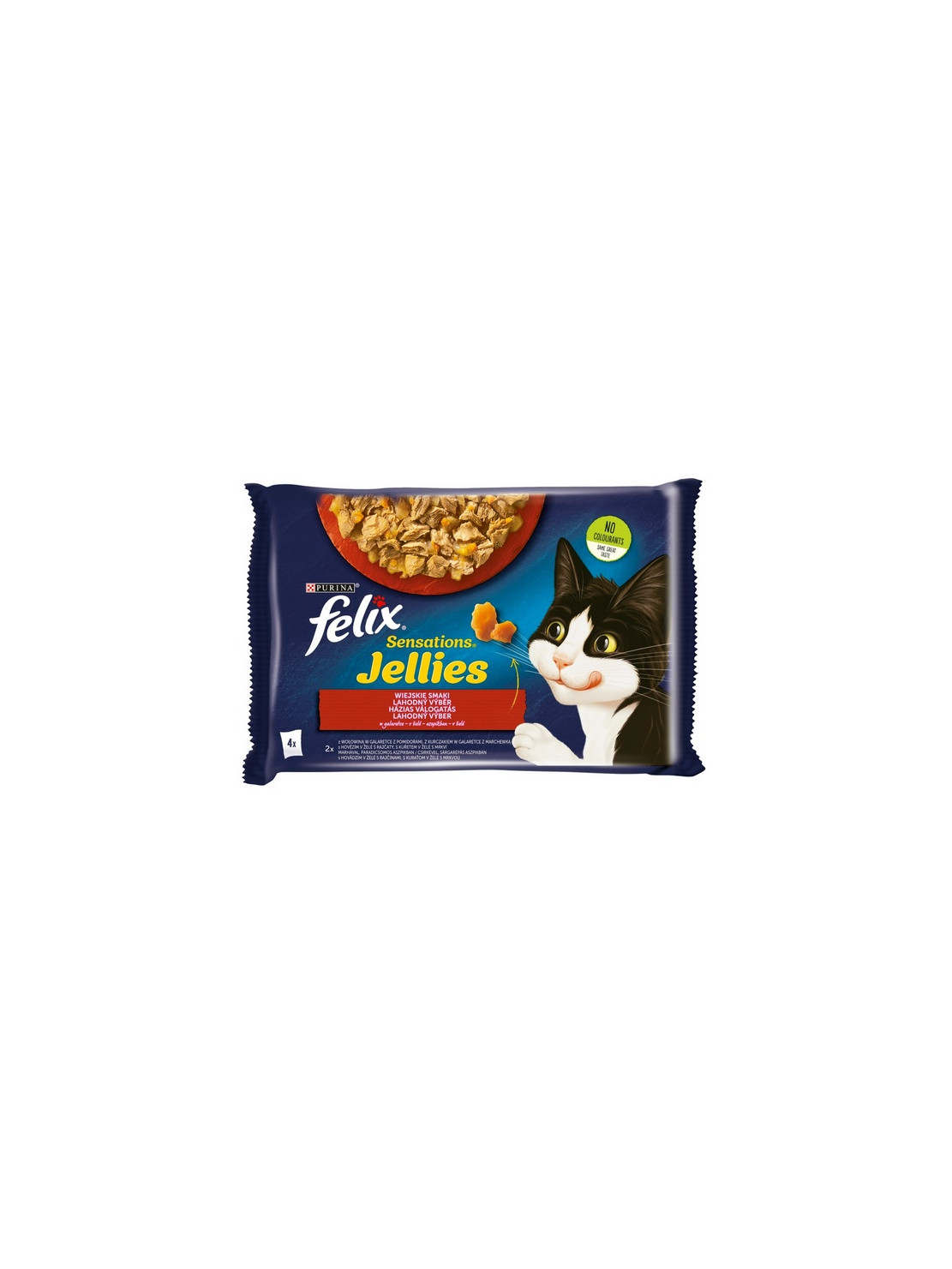 Felix Sensations Mięso saszetki 4x85g