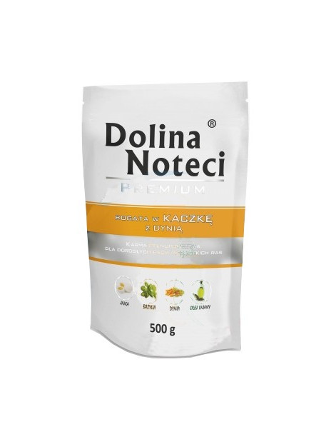 Dolina Noteci Premium Pies Kaczka i dynia saszetka 500g
