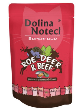Dolina Noteci Superfood Kot Sarna i wołowina saszetka 85g
