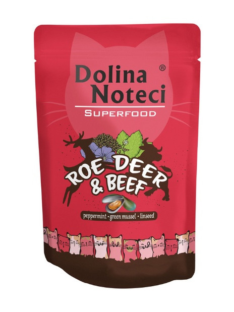 Dolina Noteci Superfood Kot Sarna i wołowina saszetka 85g