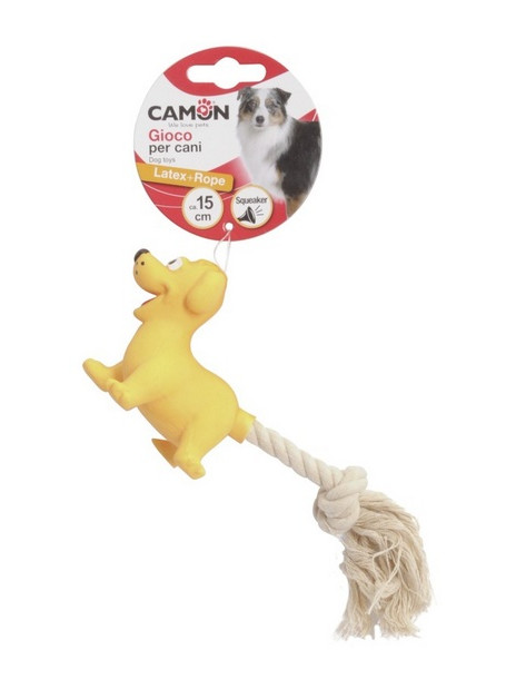 Camon Lateksowa zabawka z liną 15cm
