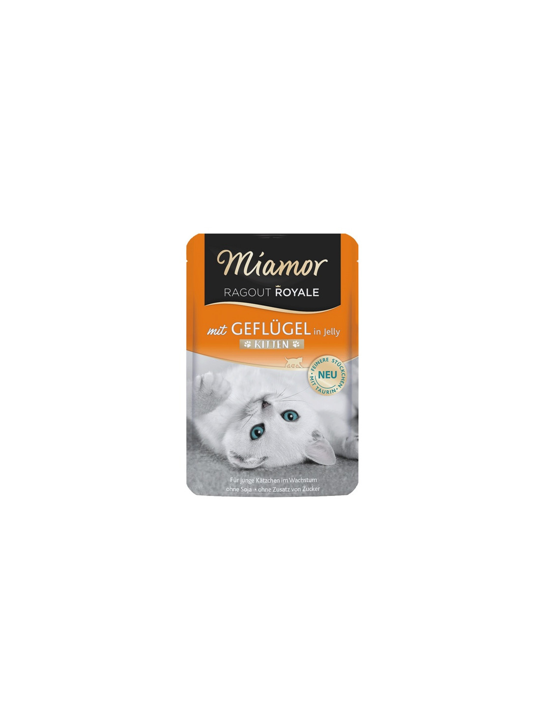 Miamor Ragout Royale Kitten z Drobiem w galaretce saszetka 100g