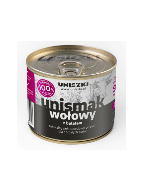 Uniszki UNIsmak wołowy z batatem 200g