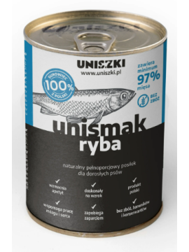 Uniszki UNIsmak ryba 400g
