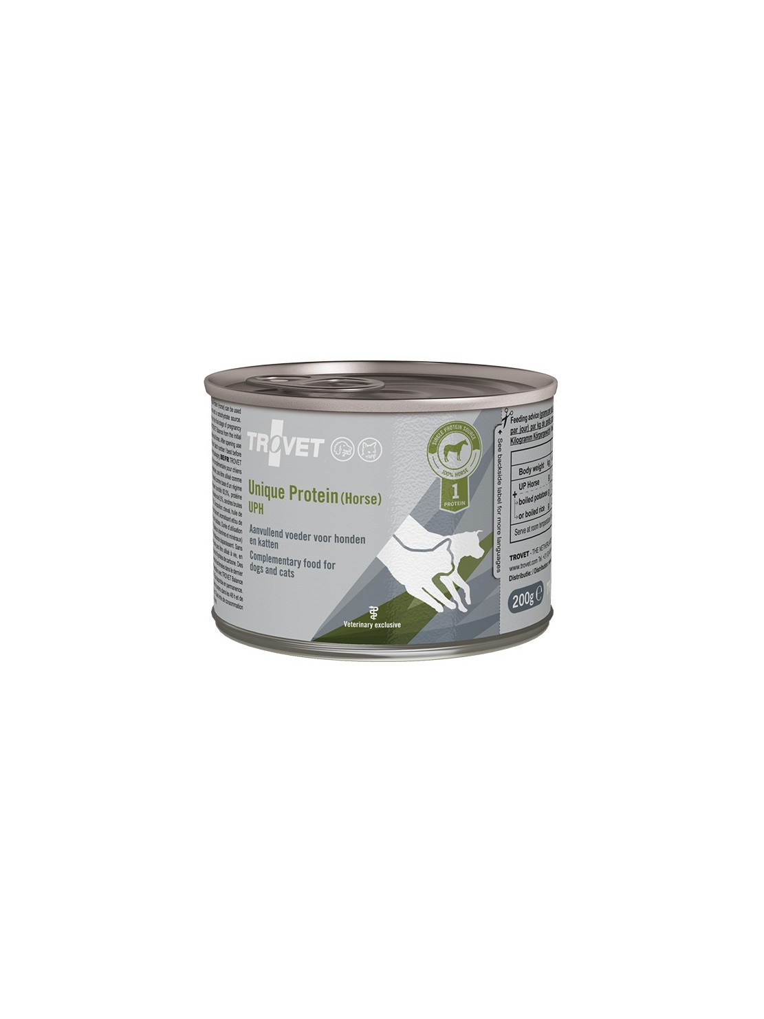 Trovet Unique Protein UPH Konina dla psa i kota puszka 200g