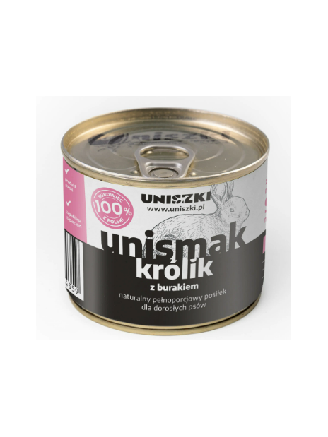 Uniszki UNIsmak królik z burakiem 200g