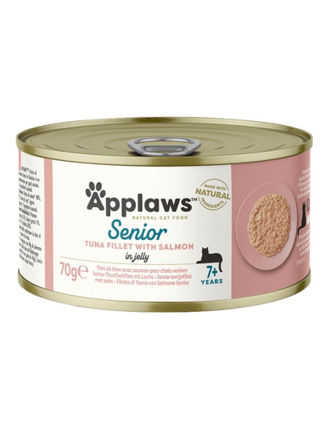 Applaws puszka dla kota Senior tuńczyk & łosoś 70g