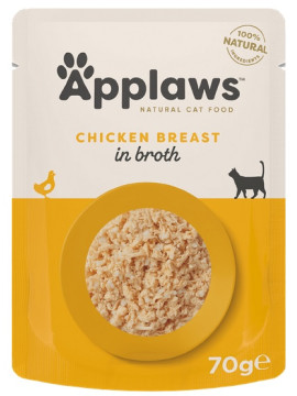 Applaws saszetka dla kota Kurczak w rosole 70g