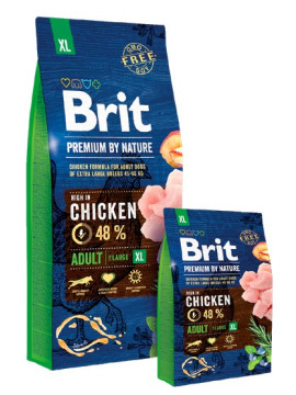 Brit Premium By Nature Adult XL Extra Large 15kg