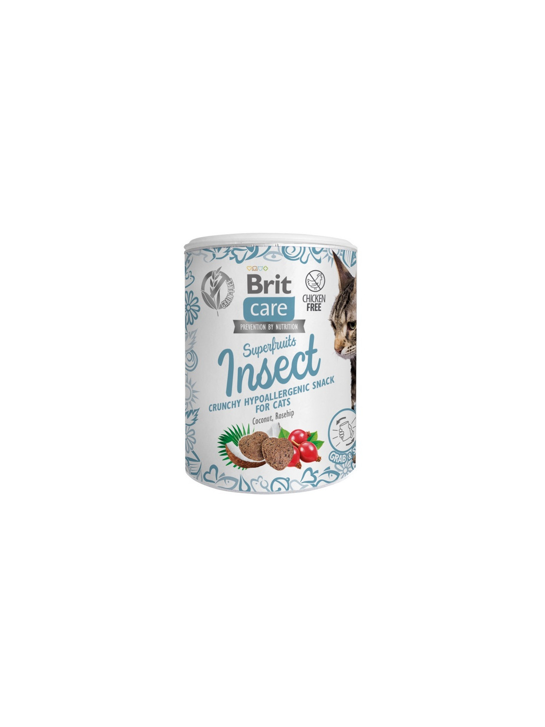Brit Care Cat Snack Superfruits Insect 100g
