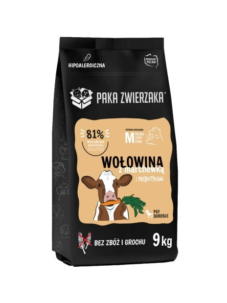Paka Zwierzaka Seventh Heaven Wołowina z marchewką M 9kg