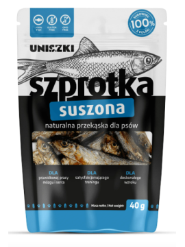 Szprotka suszona Uniszki 40g