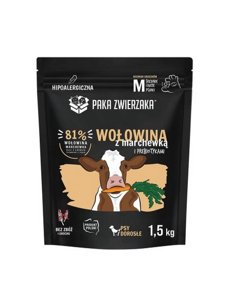 Paka Zwierzaka Seventh Heaven Wołowina z marchewką M 1,5kg