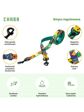CHABA Smycz regulowana Story III S 16mm/260cm Jumbo