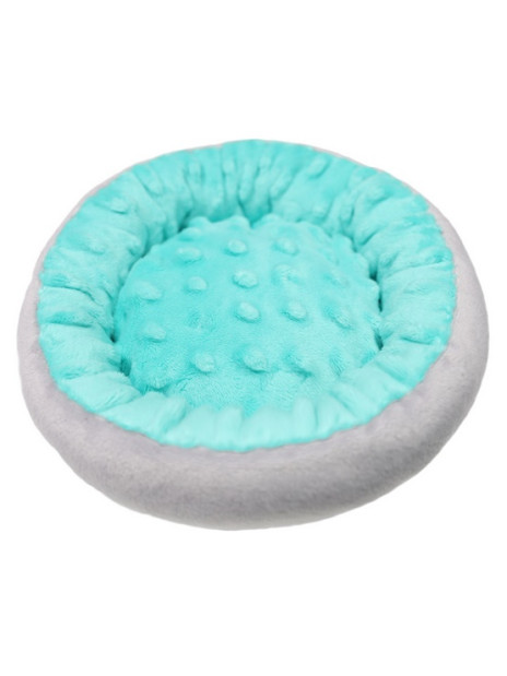 MIMIKO Pets Legowisko okrągłe mini 20cm miętowe