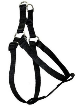 CHABA Szelki taśma regulowane nr 1 - obwód 40cm czarne