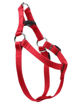 CHABA Szelki taśma regulowane nr 1 - obwód 40cm czerwone