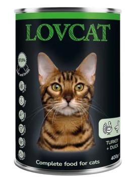 Lovcat Best Turkey & Duck puszka 400g