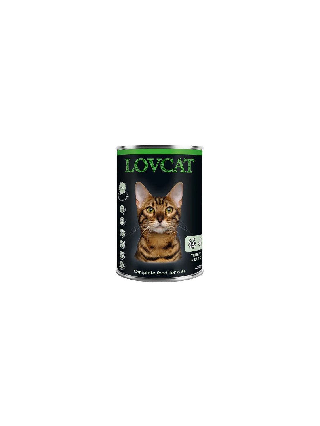 Lovcat Best Turkey & Duck puszka 400g