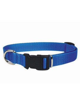 CHABA Obroża taśma regulowana 10mm x 30cm niebieska