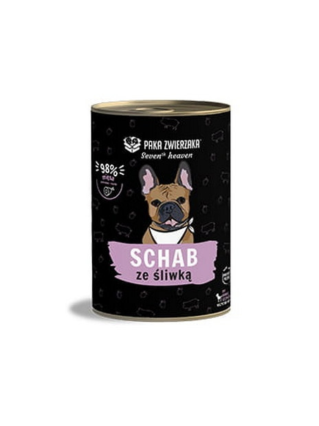 Paka Zwierzaka Seventh Heaven Pork & Plum puszka 400g