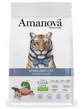 Amanova Cat Sterilised Delicious Lamb - jagnięcina 4kg