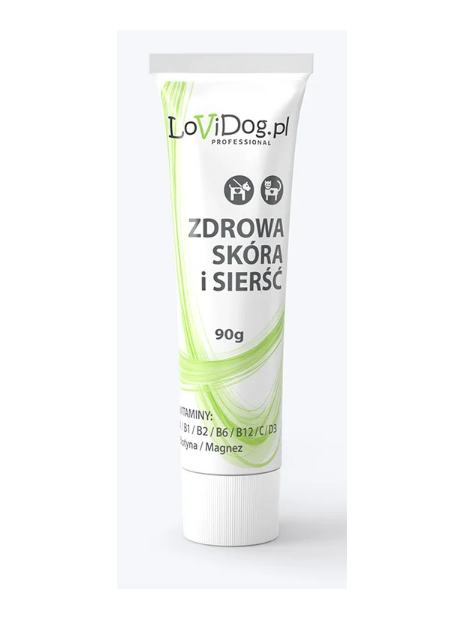 LOVIDOG ZDROWA SIERŚĆ I SKÓRA 90g