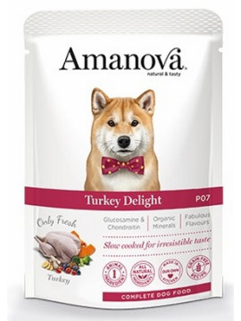 Amanova Dog Adult Turkey Delight - indyk saszetka 100g [P07]