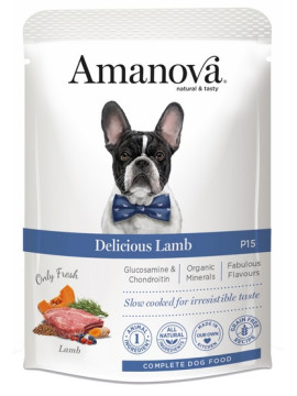Amanova Dog Adult Delicious Lamb - jagnięcina saszetka 100g [P15]