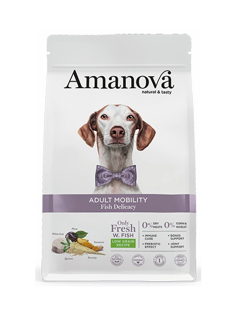 Amanova Dog Adult Mobility Fish Delicacy - biała ryba 10kg