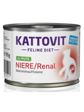Kattovit Feline Diet Niere/Renal indyk puszka 185g