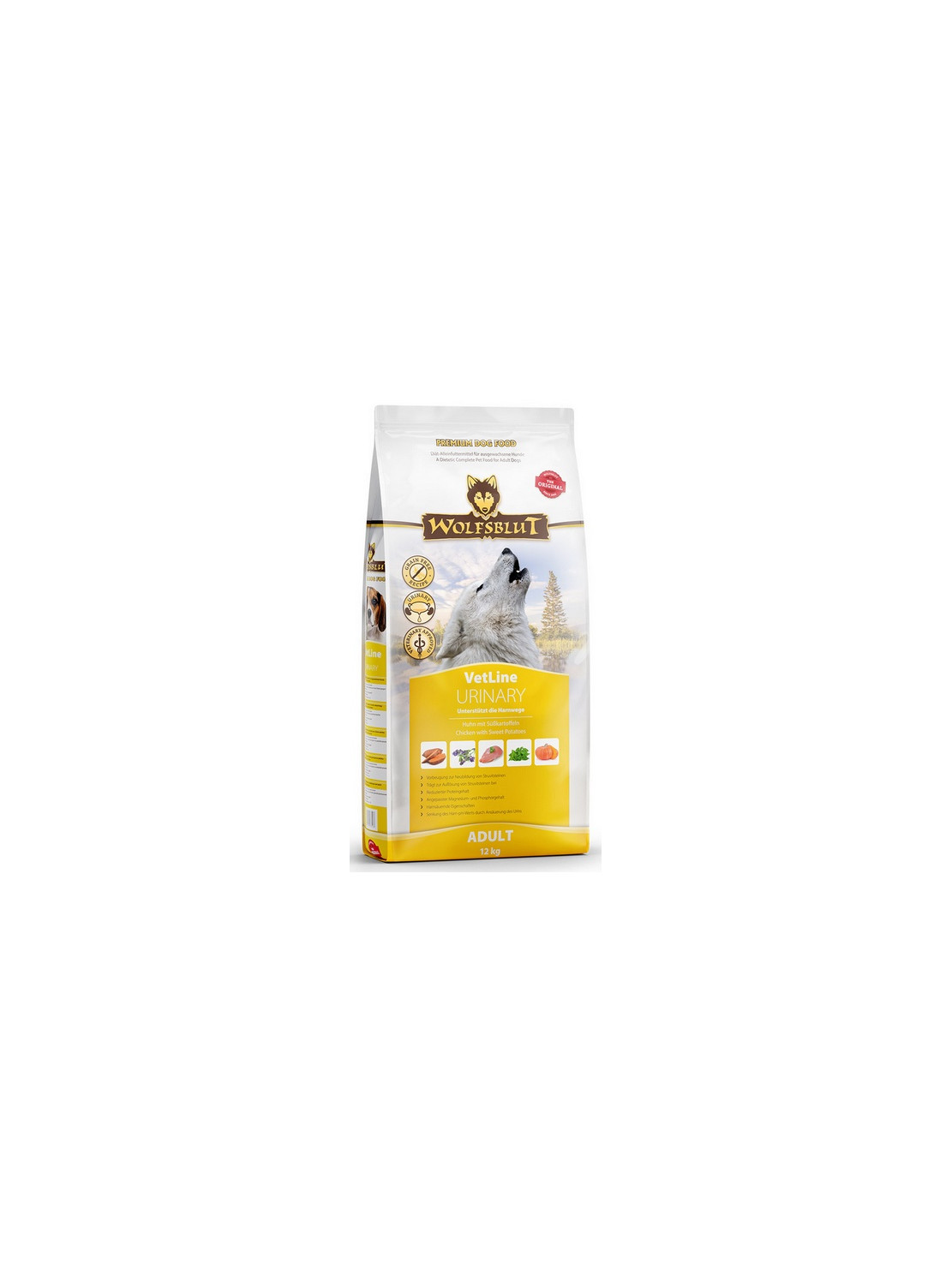Wolfsblut Dog VetLine Urinary - kurczak i bataty 12kg